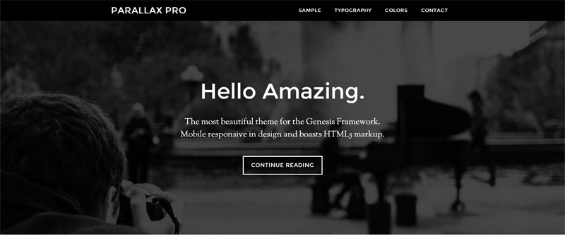 Parallax-theme-for-writers-