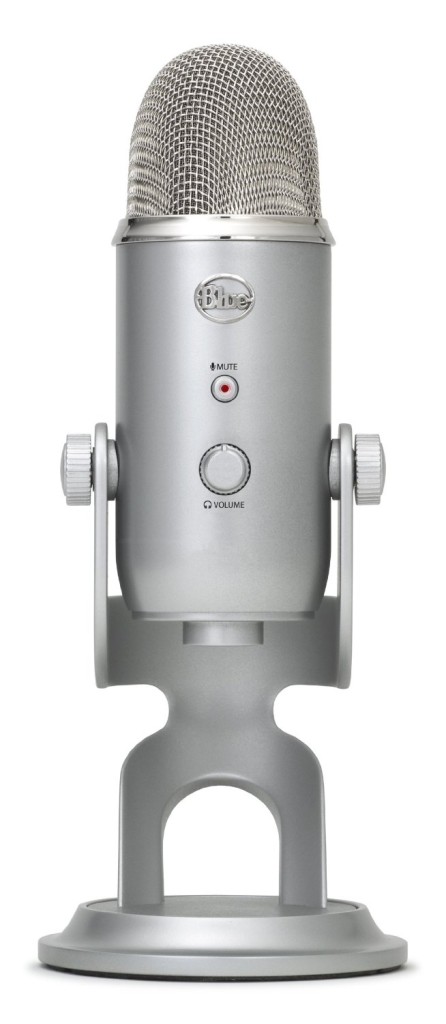 Blue Yeti mic for book trailer