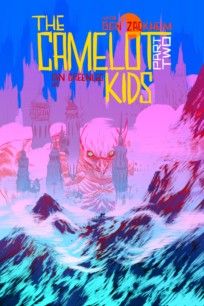 Nathan Fox cover illustrator of The Camelot Kids Part Two