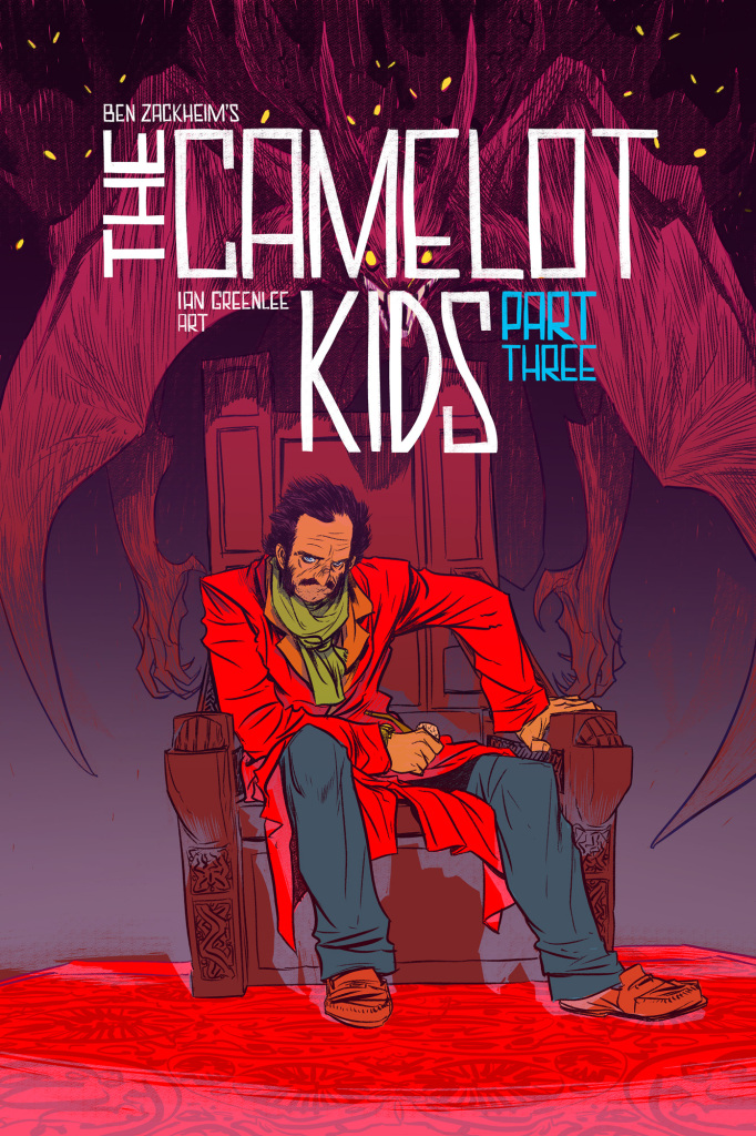 Nathan Fox cover illustrator of The Camelot Kids Part Three