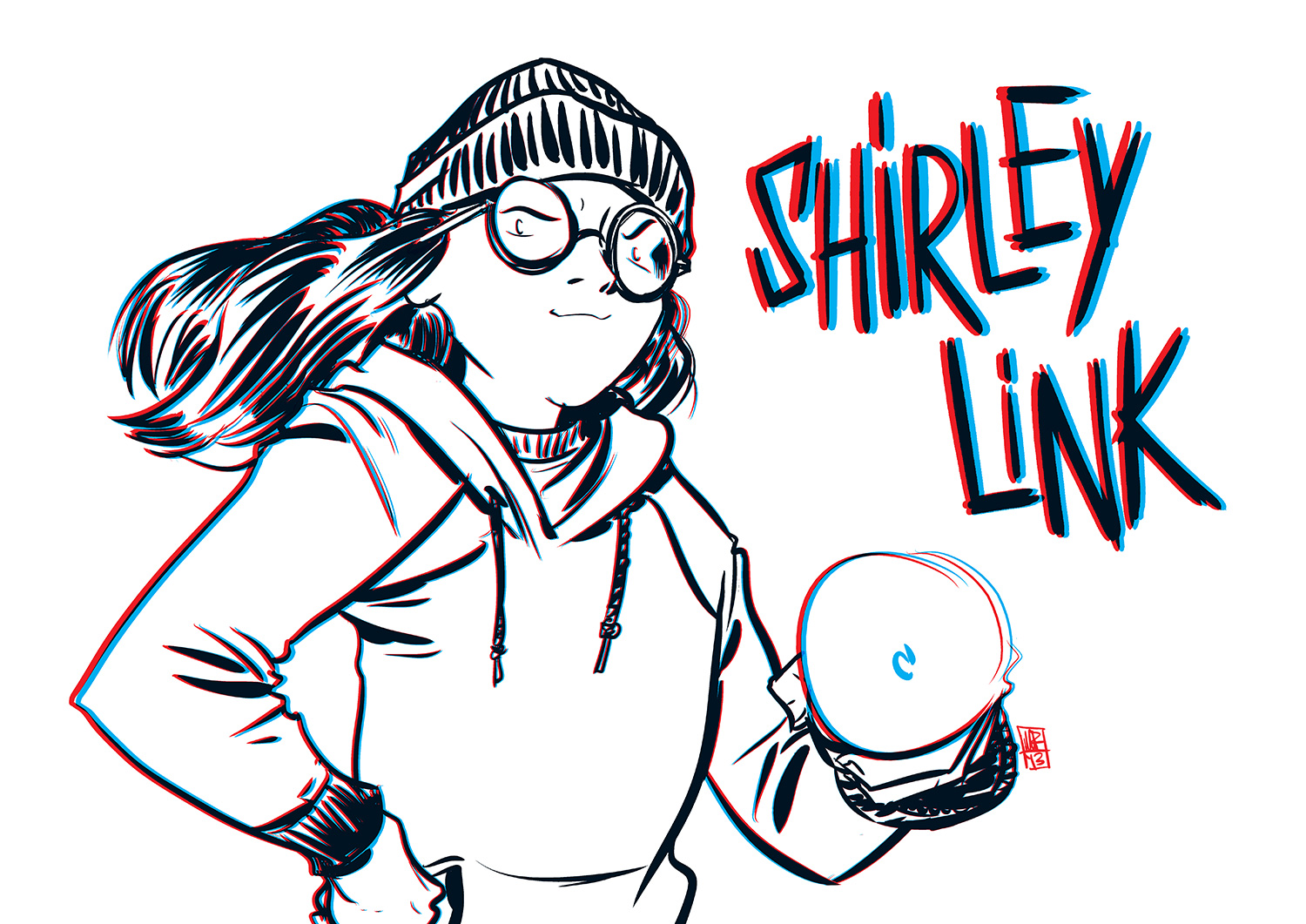 Shirley Link in 3D!