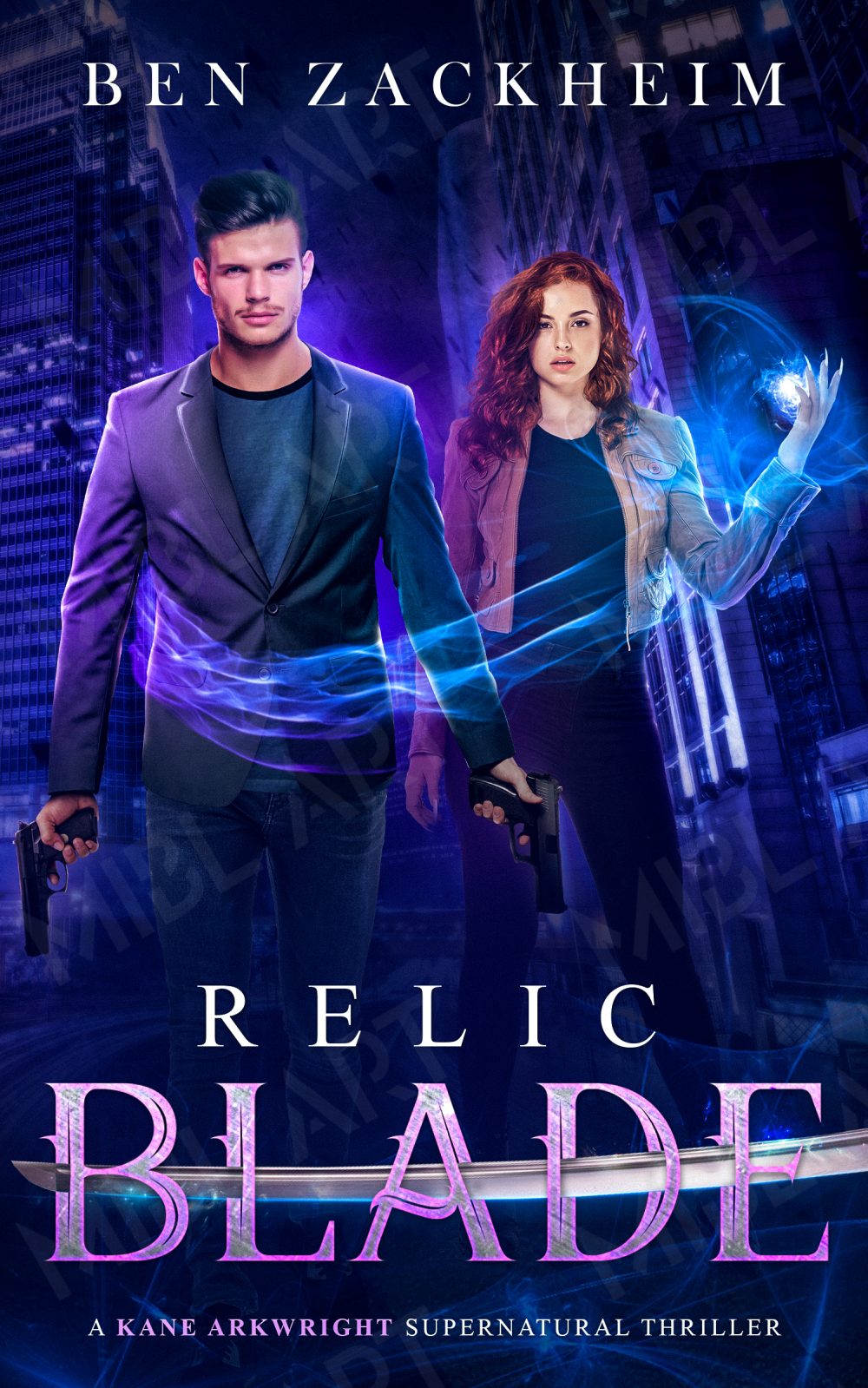 Image of cover to Relic Spear ebook in the supernatural thriller series on Amazon