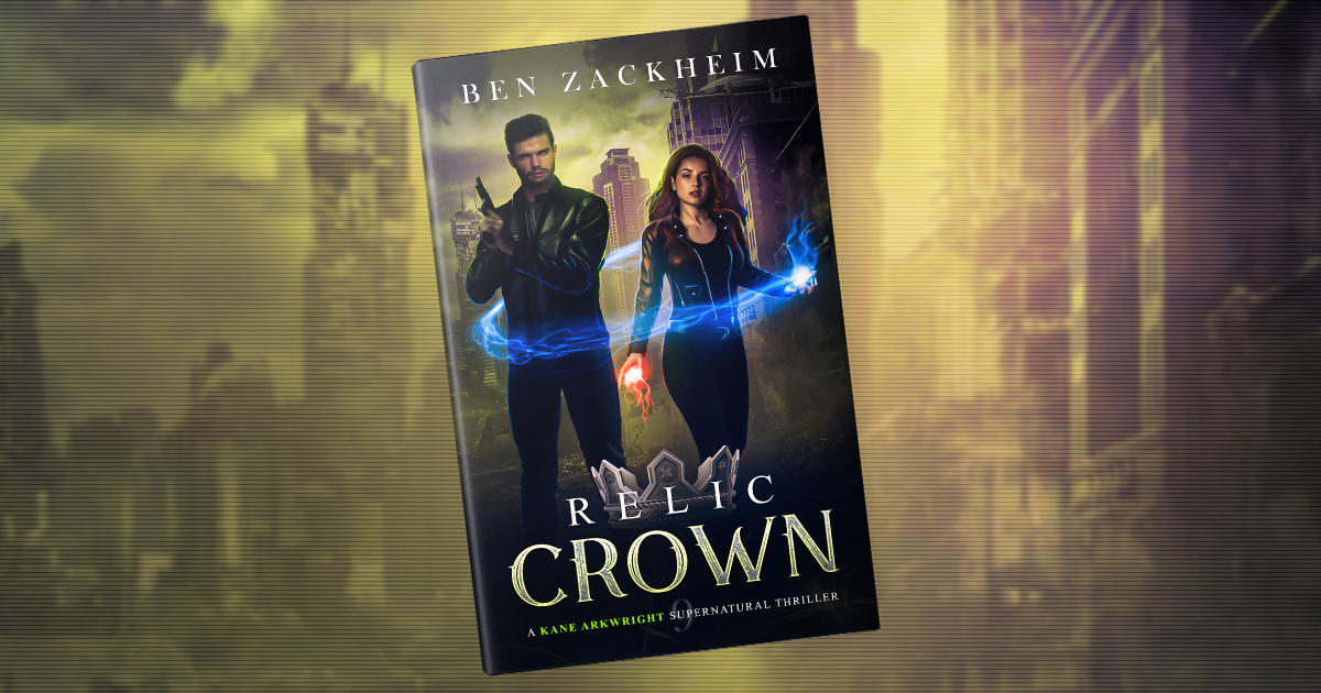 Cover of RELIC: CROWN with Kane and Rebel ready to battle